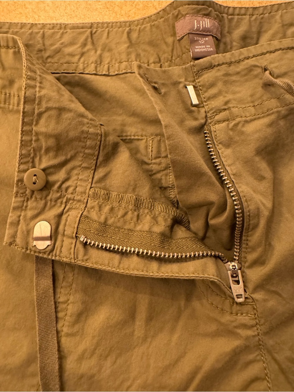 J. Jill Olive Green Stretch Pants - Picture 2 of 6